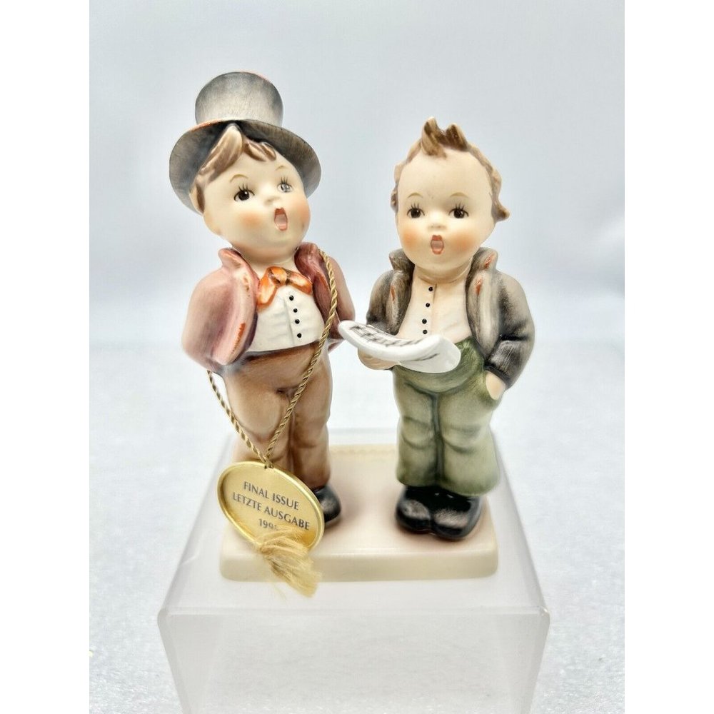 Goebel Hummel Final Issue Figurine DUET #130 TMK7 Choir Boys Excellent Cond.